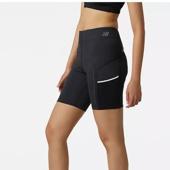 NEW BALANCE WOMENS Q SPEED UTILITY FITTED SHORTS - Picture 3 of 4